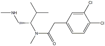  3,4-Dichloro-N-methyl-N-[(S)-2-methyl-1-methylaminomethylpropyl]benzeneacetamide