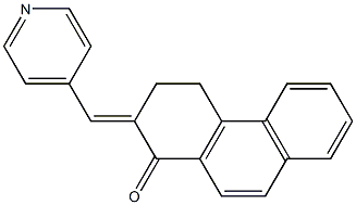 2-(4-Pyridinyl)methylene-3,4-dihydrophenanthren-1(2H)-one