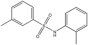 N-(o-Tolyl)-3-methylbenzenesulfonamide Struktur