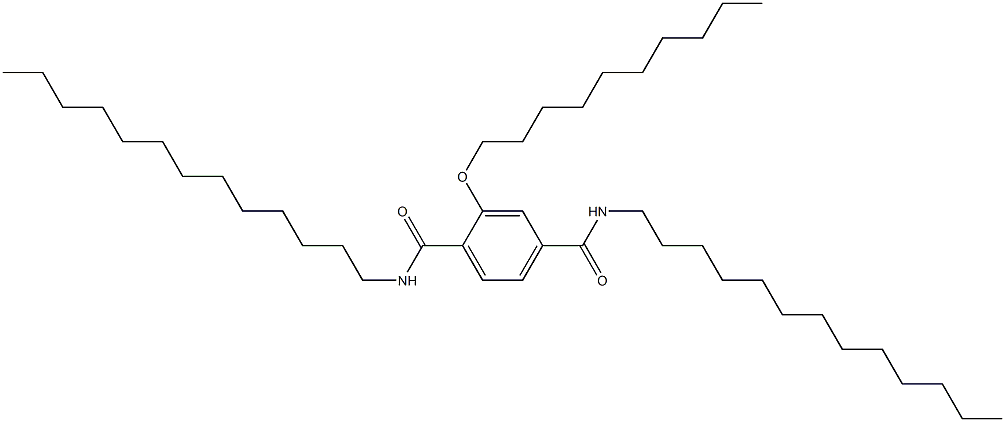 2-(Decyloxy)-N,N'-ditridecylterephthalamide Structure