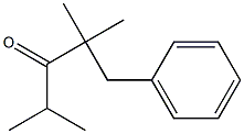 2,2,4-トリメチル-1-フェニル-3-ペンタノン 化学構造式