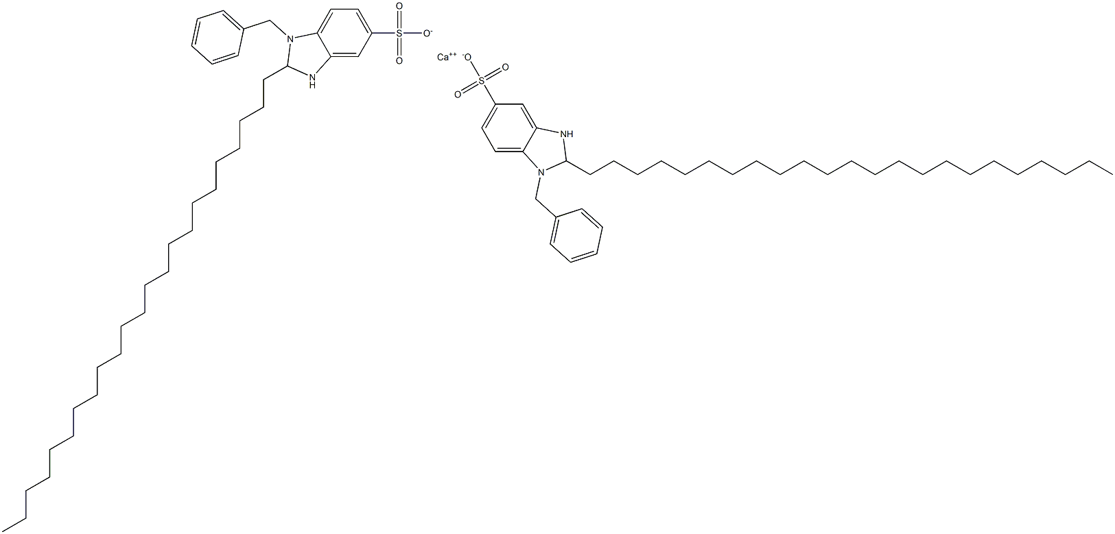 Bis(1-benzyl-2,3-dihydro-2-tricosyl-1H-benzimidazole-5-sulfonic acid)calcium salt