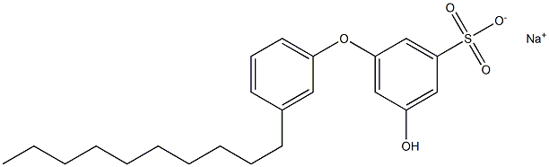 5-Hydroxy-3'-decyl[oxybisbenzene]-3-sulfonic acid sodium salt|