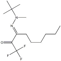 3-[2-Methyl-2-(tert-butyl)hydrazono]-1,1,1-trifluoro-2-nonanone