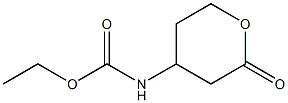 N-[(2-Oxotetrahydro-2H-pyran)-4-yl]carbamic acid ethyl ester,,结构式