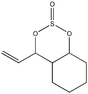 4-ビニルヘキサヒドロ-4H-1,3,2-ベンゾジオキサチイン2-オキシド 化学構造式