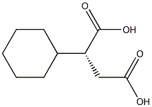 [R,(-)]-2-Cyclohexylsuccinic acid Struktur