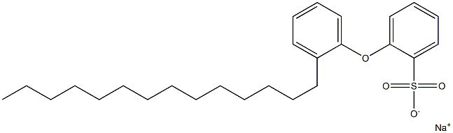 2-(2-Tetradecylphenoxy)benzenesulfonic acid sodium salt Structure