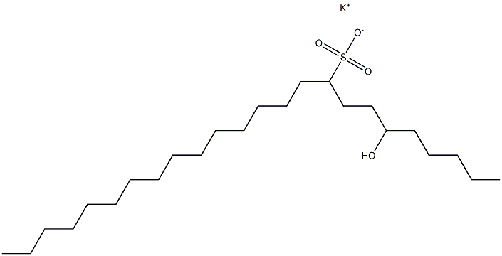 6-Hydroxytetracosane-9-sulfonic acid potassium salt|