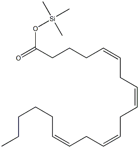 Arachidonic acid trimethylsilyl ester Structure