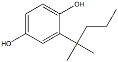 2-(1,1-Dimethylbutyl)hydroquinone,,结构式