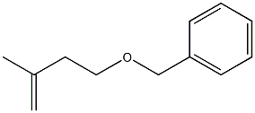 2-Methyl-4-(benzyloxy)-1-butene Struktur