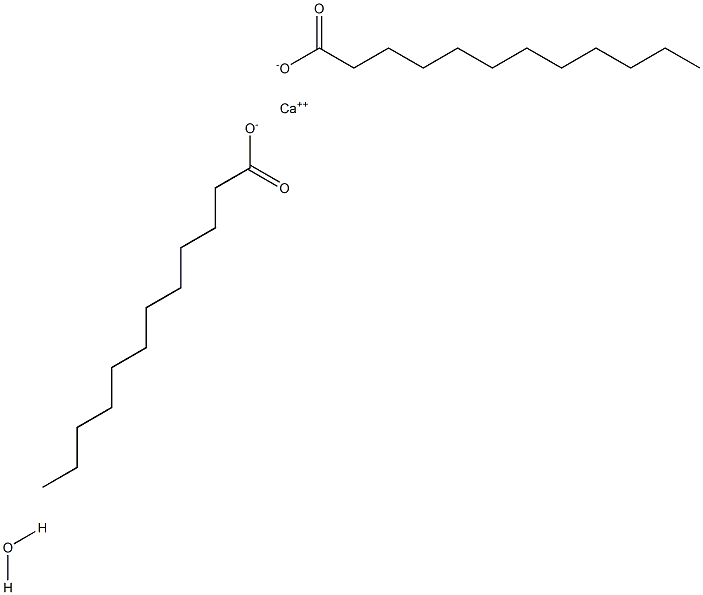 二ラウリン酸カルシウム·水和物 化学構造式