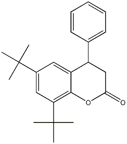 4-Phenyl-6,8-ditert-butyl-3,4-dihydro-2H-1-benzopyran-2-one