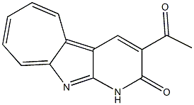 3-Acetylcyclohepta[4,5]pyrrolo[2,3-b]pyridin-2(1H)-one Structure