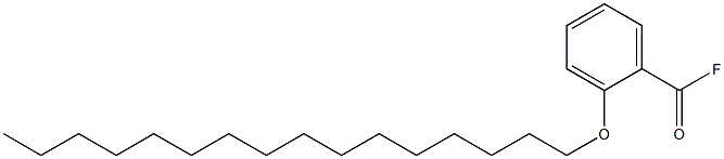 2-(Hexadecyloxy)benzoyl fluoride 结构式