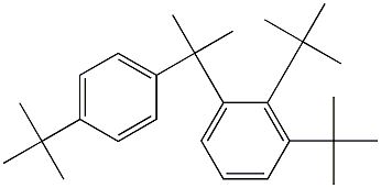2-(2,3-Di-tert-butylphenyl)-2-(4-tert-butylphenyl)propane Structure