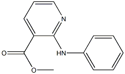 2-Phenylaminopyridine-3-carboxylic acid methyl ester Structure