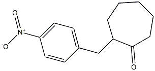 2-(4-Nitrobenzyl)cycloheptanone Structure