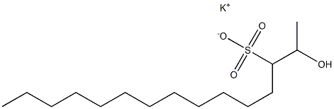 2-Hydroxypentadecane-3-sulfonic acid potassium salt