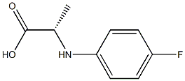 N-(4-Fluorophenyl)-L-alanine Structure