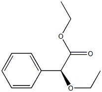 [S,(+)]-Ethoxyphenylacetic acid ethyl ester Structure