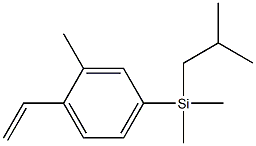 1-[4-[(2,2-Dimethylethyl)dimethylsilyl]methylphenyl]ethene,,结构式