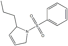 1-(Phenylsulfonyl)-2-propyl-3-pyrroline Structure