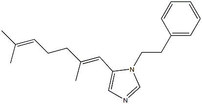 1-Phenethyl-5-[(E)-2,6-dimethyl-1,5-heptadienyl]-1H-imidazole,,结构式