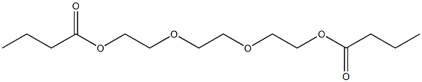 2,2'-[1,2-Ethanediylbis(oxy)]bis(ethanol butyrate) Struktur