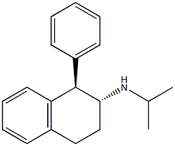 (1R,2R)-N-Isopropyl-1-phenyl-1,2,3,4-tetrahydronaphthalen-2-amine Structure