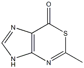5-メチルイミダゾ[4,5-d][1,3]チアジン-7(3H)-オン 化学構造式