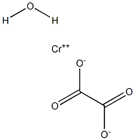 しゅう酸クロム(II)·水和物 化学構造式