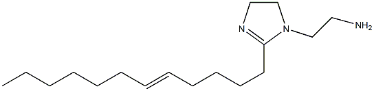 1-(2-Aminoethyl)-2-(5-dodecenyl)-2-imidazoline Structure