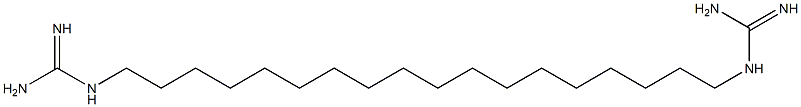 N,N'''-(1,18-Octadecanediyl)bis(guanidine),,结构式