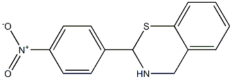 2-(4-Nitrophenyl)-3,4-dihydro-2H-1,3-benzothiazine Struktur