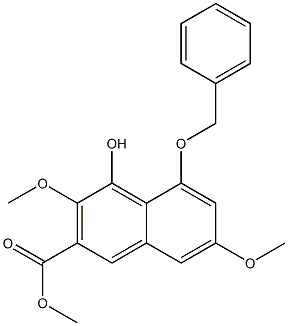 5-(Benzyloxy)-4-hydroxy-3,7-dimethoxynaphthalene-2-carboxylic acid methyl ester|