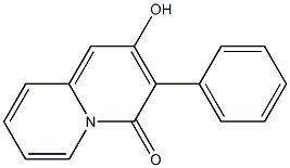 2-Hydroxy-3-phenyl-4H-quinolizin-4-one Structure