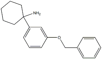 1-[3-(Benzyloxy)phenyl]cyclohexylamine,,结构式