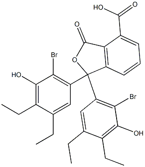  1,1-Bis(6-bromo-3,4-diethyl-5-hydroxyphenyl)-1,3-dihydro-3-oxoisobenzofuran-4-carboxylic acid