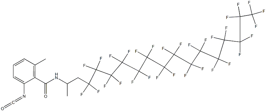  2-Isocyanato-6-methyl-N-[2-(hentriacontafluoropentadecyl)-1-methylethyl]benzamide