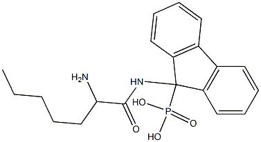 [9-[(2-Aminoheptanoyl)amino]-9H-fluoren-9-yl]phosphonic acid|