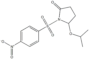 5-Isopropoxy-1-[(4-nitrophenyl)sulfonyl]pyrrolidin-2-one