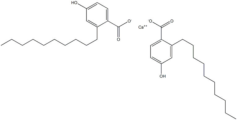 Bis(2-decyl-4-hydroxybenzoic acid)calcium salt