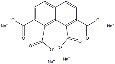 1,2,7,8-Naphthalenetetracarboxylic acid tetrasodium salt Structure