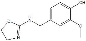 2-Methoxy-4-[[(2-oxazolin-2-yl)amino]methyl]phenol Structure