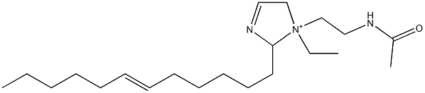 1-[2-(Acetylamino)ethyl]-2-(6-dodecenyl)-1-ethyl-3-imidazoline-1-ium,,结构式