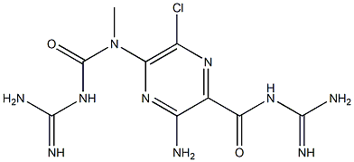  3-Amino-N-(aminoiminomethyl)-6-chloro-5-[methyl(guanidinocarbonyl)amino]-2-pyrazinecarboxamide