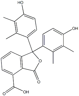 1,3-Dihydro-1,1-bis(4-hydroxy-2,3-dimethylphenyl)-3-oxoisobenzofuran-4-carboxylic acid