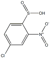 4-クロロ-2-ニトロベンゼンスルフィン酸 化学構造式